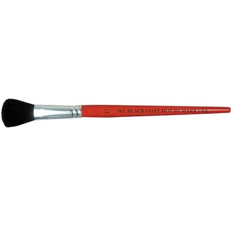 Gordon Brush Size 1 Dome Duster - Goat Hair Bristle, Wood Handle, PK12 0662-01000